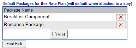 Default Packages for this Rate Plan section example with multiple entries added